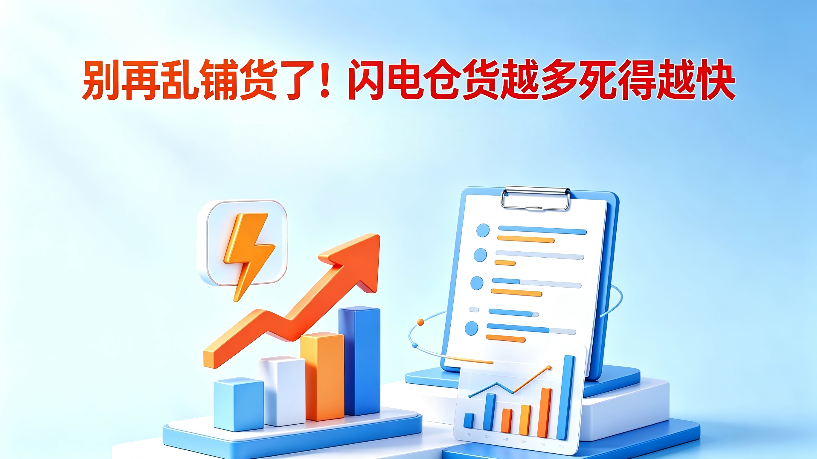 别再乱铺货了!闪电仓货越多死得越快
